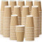 Silver Star Paper Cups - Coffee Cup with Ripple Walls, Pack of 500, 10oz/300ml, Leak Proof Disposable Cups for Hot Drinks, Eco-Friendly Biodegradable Cups for Home, Office, Parties