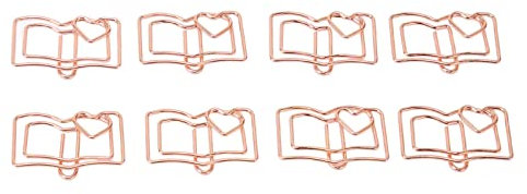 Entdecken Sie Büroklammern in Tierform, Niedliche Kreativität in Kleinen Klemmen, Büroklammern in Buchform für den Bürogebrauch. Neuheit