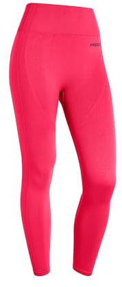 FREDDY - Leggings mit hoher Taille und 7/8 Länge, nahtlos, mit gerippten Details