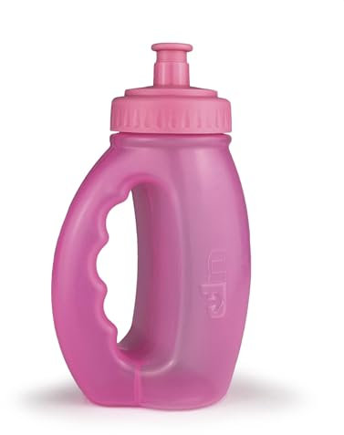 Ultimate Perfomance Runners Bottle 300cc Pink Carbon Neutral Certified BPA free flexible food grade plastic Fully Recyclable Ergo Shape Soft Spout Cap Run Hike Outdoor Sport Marathon Ultimate Event