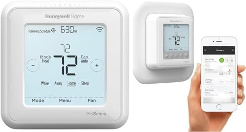Playhardest Honeywell TH6320WF2003 T6 Pro Smart Thermostat programmable with up to 3 Heat/2 Cool Heat Pump or 2 Heat/2 Cool Conventional with Extended 5-Year Warranty (TH6320WF2003)