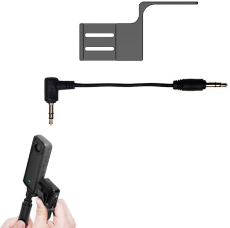 Hsupez Invisible Microphone Holder, Cold Shoe for Insta360 X4 Accessories, Compatible with Insta360 X4 / X3 / One RS 1 inch / One X2 for RODE Wireless GO Microphone Mount