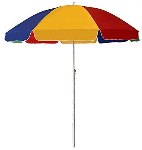 BGFYUSF 6,6 ft/2 m Terrassenschirm, Outdoor-Markttischschirm, Gartenschirm für Rasen, Pool, Hinterhof, rundes Dach, 8 Streben