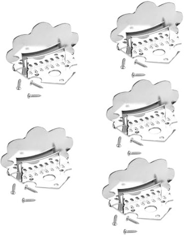 UPKOCH 5sets Mandolin Tailpiece Replacement Metal Tailpiece for Mandolin Accurate Tuning Easy Installation