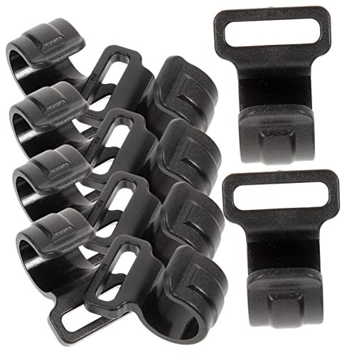 BELLIFFY 10Stücke Teiliges Camping Zelt Haken Kunststoff Windfeste Verbindungs-Haken für Zeltpfosten für Outdoor Camping Picknick Angeln
