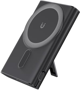 Power Bank, Magnetic Wireless 10000mAh Fast Charging Portable Charger with Stand, 3 Outputs USB C in/Out PD 22.5W Battery Pack for iPhone 12 13 14 15 16 /Plus/Mini/Pro/Pro Max