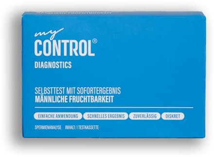 my Control Diagnostics Schnelltest Männer - SP-10 für Männer/Männliche Fruchtbarkeit - Einfaches Testen von Zuhause