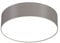 RLCLUTW LED Deckenlampe 38 cm mit Stoffschirm – Moderne Deckenleuchte flach für Wohnzimmer, Schlafzimmer & Küche – Lampe Decke E27, Taupe (Grau, 1 Pack)