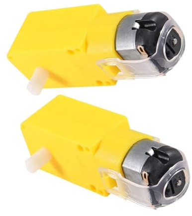 SOLUSTRE 2stücke Motor Dc Getriebemotor Mit Dual Shaft Für Rc Flugzeuge Und Roboteranwendungen Einstellbare Geschwindigkeit Langlebige Materialien Einfache Installation