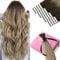 YoungSee Tape Extensions Balayage Tape Extensions Echthaar Braun Balayage Blond Invisible Tape-in Haarverlangerung Echt Haar Remy Haarextension Tapes Menschenhaar 40 cm 50g #3/8/22