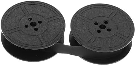 NUOBESTY Farbbandtinte Für Schreibmaschinen Mini-Schreibmaschine Etikettenhersteller Königliches Schreibmaschinenband Farbband Mit Doppelter Tinte Hochfestes Und Hochdichtes 66-Nylon Black