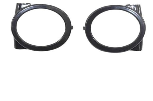 TIUEO Auto Frontgrill Nebelscheinwerfer Gitter Grill für BMW M3 E46 2000 2001-2006 51112695255 51112695256, Auto Frontstoßstange Nebelscheinwerfer Kühlergrill Abdeckungsgitter Entlüftungsgitter