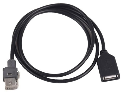 jiingekk Cavo adattatore USB, cavo adattatore stereo a 4 pin USB per 307 408 C4 C5 C Quatre B50 RD9 Car Entertainment