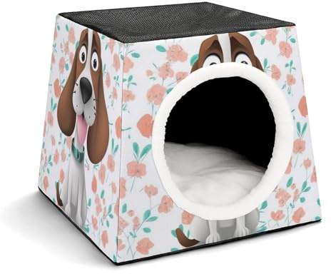 Lustige Hundehütte, bequemes Nest für Haustiere, Weltraumkapsel, warm, weich, für den Innenbereich, Haustierhaus für Innenkatzen, kleine Hunde und mittelgroße Tiere