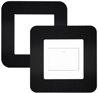 JJWNMLL 2Pcs Light Switch Cover Plates,3.38In Single Light Switch Surround