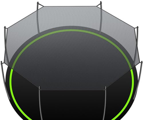 Trampolin Abdeckplane - Wasserdichte Runde Schattenabdeckung - Sonnenschutz Zubehör Regendichtes Ersatzteil für 240cm 300cm 360cm 430cm