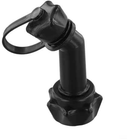VEYFIY Plastic Spout with Lid for Double Fuel Canisters | Leak-Proof Nozzle Ensures Controlled Flow, Replacement Part for Lawn Mowers