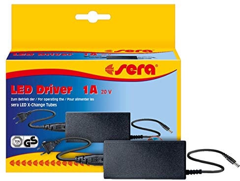 sera LED Vorschaltgerät 20 V DC 1 A | Zum Betrieb LED Tubes | Optimaler Energieverbrauch | Sichere & zuverlässige Stromversorgung | max. Verbrauch < 20 Watt | Kombinierbar mit Triple Cable