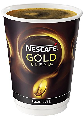 NESCAFÉ &GO Gold Blend Instant Black Coffee Cups, 5 Sleeves of 8 (Total 40 Cups)