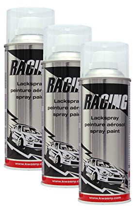 3X KWASNY 288 017 Auto-K Racing 2-Schicht-Klarlack Glänzend Versiegelung 400ml