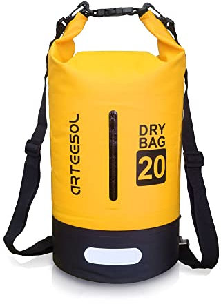 Blackace arteesol Dry Bag wasserdichte Tasche 5L/10L/20L/30L Wasserfester Beutel Packsack mit Langen Doppeltem Verstellbarer Schulterriemen für Schwimmen Bootfahren Kajak Wassensport Treiben