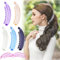 RC ROCHE 6 Stück Bananenspange Banana Clip Haarklammer Haarspange Pferdeschwanz Damen Bananenklammer Hochwertig Robust für Mehr Volumen, Groß Transparent Multifarben