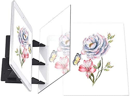 Leinggg Optical Drawing Board - Optical Drawing Projector Tracing Board DIY Sketch Painting Table Desk Tools