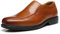 La Milano Herren Oxfords Klassische moderne runde Captoe-Schuhe, W-2-cognac, 41