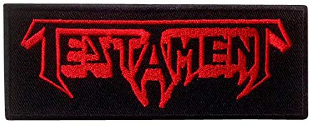 SigitasTrading Testament Thrash Metal Aufnäher Besticktes Patch zum Aufbügeln Applique