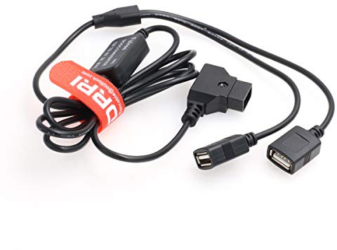 DRRI 14,8 V D-Tap auf Dual USB Port 5 V 2 A DC Netzadapterkabel für Sony Kamera/Blackmagic/V Lock