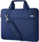 Voova Laptop Bag 17 17.3 Inch for Men and women, Waterproof Large Computer Case Sleeve for 17-18 Inch HP LG Dell Lenovo Asus Laptop, Slim Briefcase Messenger Bag with Shoulder Strap, Blue