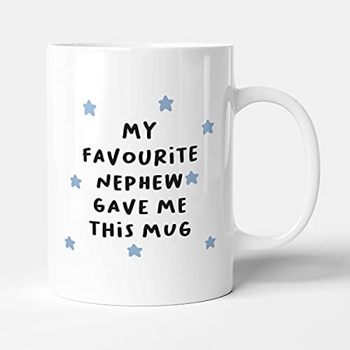Victorian Printing Co - My Favourite Nephew Gave Me This Mug - Gift Mug, Ceramic, 11fl.oz.