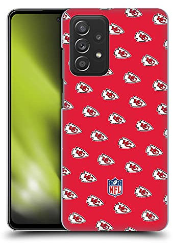 Head Case Designs Offizielle NFL Muster Kansas City Chiefs Artwork Harte Rueckseiten Handyhülle Hülle Huelle kompatibel mit Galaxy A52 / A52s / 5G (2021)
