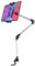 Woleyi Car Seat Floor Tablet Holder Phone Mount, Heavy Duty Truck Bolt Phone Clamp with Aluminum Long Arm, Vehicle Seat Rail Stand for iPad Pro 12.9 Air Mini, Galaxy Tabs, iPhone (4~13 inch)