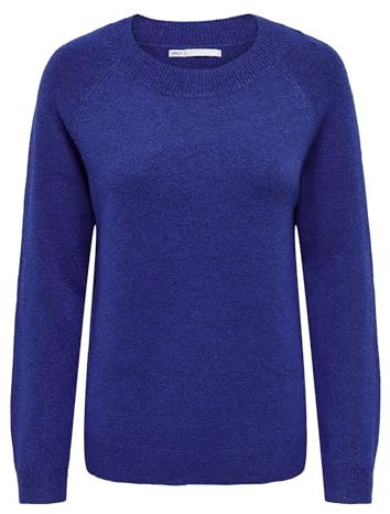 ONLY Damen Pullover Strickpullover ONLRICA Life 15204279,Surf The Web/Detail:w. Melange,XS