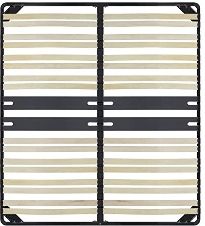 i-flair Lattenrost 160x200 cm, Lattenrahmen Ergo IF28 aus stabilem Metall - für alle Betten geeignet