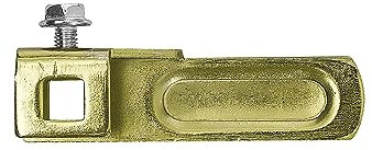 Wedelweib Steel T-Handle Cam Lock, Zinc Coated, Gold, Suitable for Truck Canopy and RV, 1 Pack