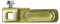 Wedelweib Steel T-Handle Cam Lock, Zinc Coated, Gold, Suitable for Truck Canopy and RV, 1 Pack