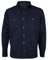 True Face Mens Denim Shirt 100% Cotton Multi Pocket Long Sleeve Casual Collared Button Down Washed Effect Shirts Top Navy XL