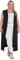eyes Womens Ladies Sleeveless Maxi Long Length Boyfriend Women Cardigan Collared Top Floaty Duster Jacket Coat Blazer Stretchy Plus Size Cardigans Waistcoat Black UK 20-22