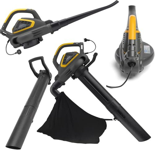 Stiga 2600W Elektrisches Vakuum Motor Gebläse BL-130c V mit maximaler Luftdurchsatz von 7m³/min 45 Liter Laubsammler geliefert (Made in Italy)