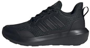 adidas Fortarun 3.0 Shoes Junior, Zapatos Bajos Que no Son de fútbol Unisex Adulto, Core Black/Core Black/Grey Six, 38 EU
