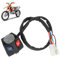 IUVWISN Interruptor de apagado de moto Interruptor del botón del Cuerno del faro universal para EXC EXC-F XCW TE FE TX FX FREE-RIDE RALLY 125-540cc Motocross