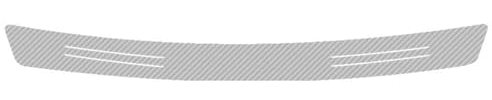 Ladekantenschutz Für Mercedes W203 W204 W205 W210 W211 W212 W213 W220 W221 W222 C180 C200 C260 C300 Auto Stamm Hinten Stoßstange Aufkleber (Color : Silber, Größe : 101x8cm)