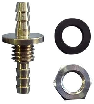 Fuel Tank Nipple Outlet Brass 4mm Hose Outlet Straigth Barb RC