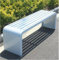 Gartenbank, Computertisch, Schminktisch, Nachttische, robuste Gartenbank, Gartenbänke, Sitz aus Metall, Gusseisen, 2–4-Sitzer, Innen-/Gartenmöbel, Bank, 100 cm