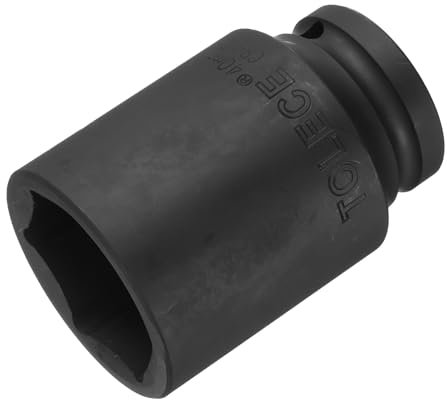 sourcing map 3/4-Inch Drive 40mm 6-Point Deep Impact Socket, CR-MO Steel 78mm Length, Metric Sizes