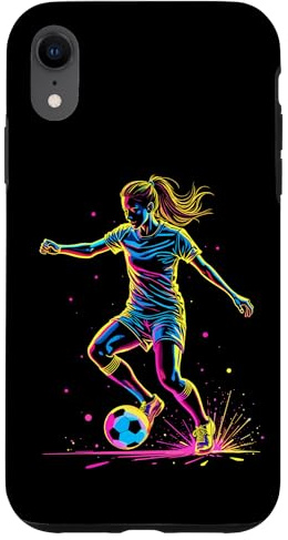 Fußball, Mädchen | Frauen, Teenager-Mädchen, Jugendliche | Fußballspieler Hülle für iPhone XR