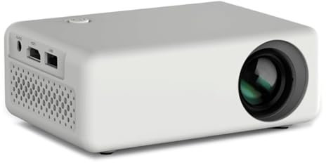 PAGJHRFJG Mini Proiettore Portatile USB LED Video Proiettore Supporto 1080P Home Theater Lettore Multimediale Regalo per Bambini