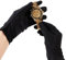 Kustimantu Schwarze Handschuhe für Schmuckhandling, Schmuckhandschuhe, Weiche schützende dünne atmungsaktive Handschuhe, Zeremonieller Kellner Kostüm, Kunstwerkfotografie -Werkzeug für Foto, Film,